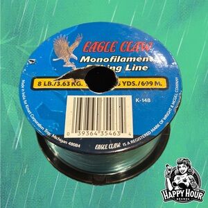 Eagle Claw 8lb Premium Fishing Line Monofilament Green